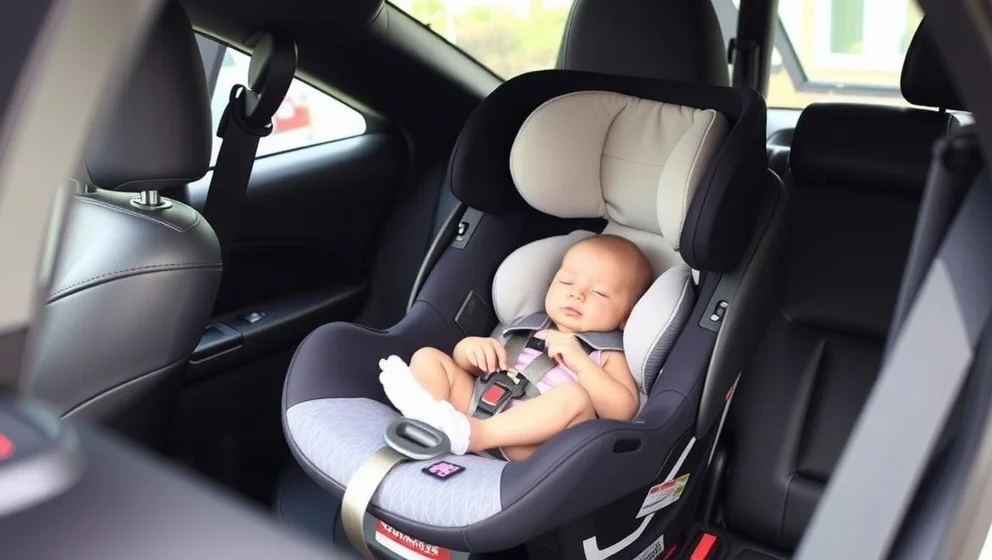 Hur länge får en nyfödd sitta i babyskydd