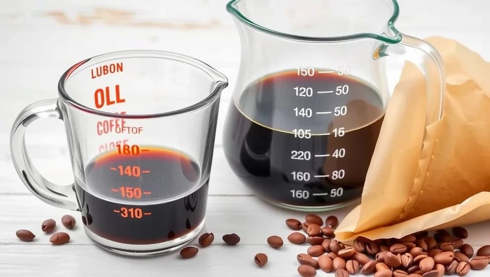Hur många dl kaffe till en liter vatten
