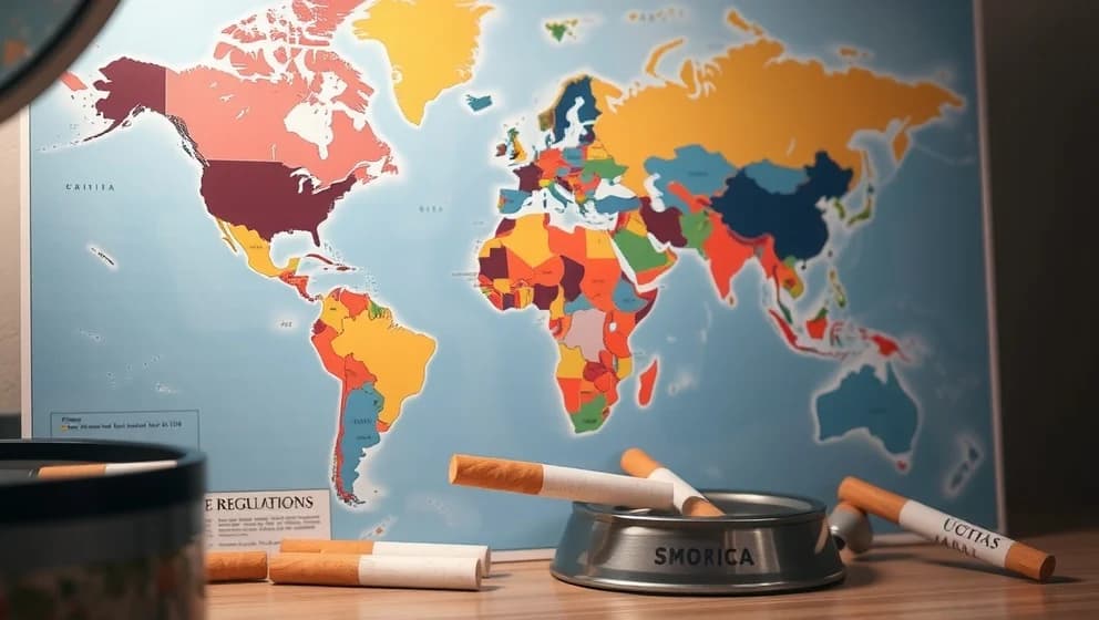 Var är det lagligt att röka i världen